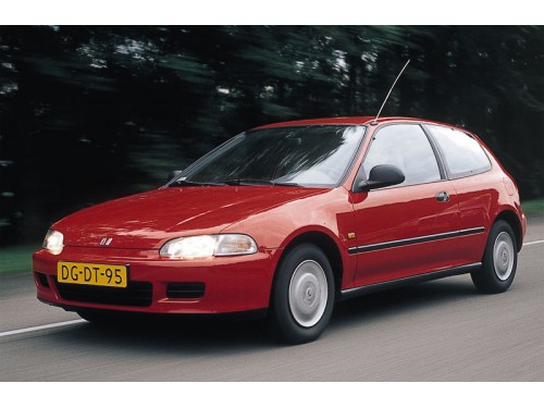 Характеристики автомобиля Honda Civic 1.6 VTi MT (10.1991 - 09.1995): фото, вместимость, скорость, двигатель, топливо, масса, отзывы
