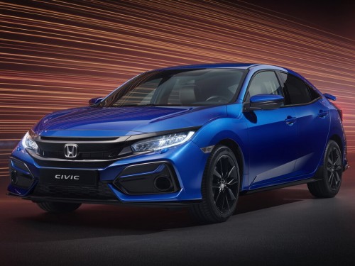 Характеристики автомобиля Honda Civic 1.0 VTEC MT Executive Sport Line (12.2019 - 02.2021): фото, вместимость, скорость, двигатель, топливо, масса, отзывы