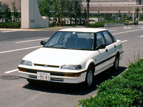 Характеристики автомобиля Honda Concerto 1.6 JG (06.1988 - 09.1989): фото, вместимость, скорость, двигатель, топливо, масса, отзывы