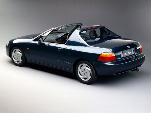 Характеристики автомобиля Honda CR-X del Sol 1.6 SiR (10.1995 - 12.1998): фото, вместимость, скорость, двигатель, топливо, масса, отзывы