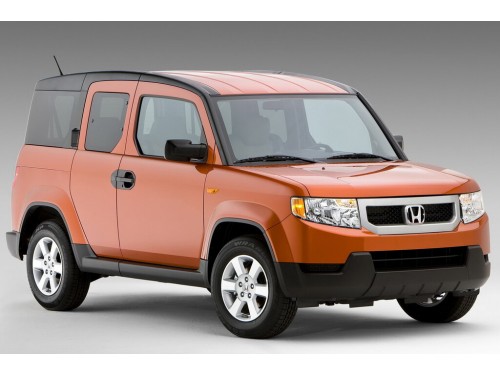 Характеристики автомобиля Honda Element 2.4 2WD AT LX (08.2008 - 04.2011): фото, вместимость, скорость, двигатель, топливо, масса, отзывы