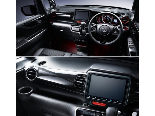 Характеристики автомобиля Honda N-BOX+ 660 Custom G L Package 2-Tone Color Style (11.2015 - 08.2017): фото, вместимость, скорость, двигатель, топливо, масса, отзывы