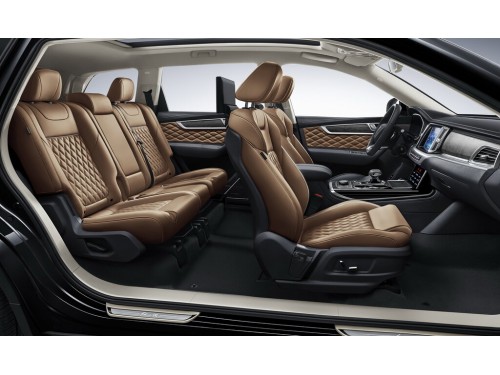 Характеристики автомобиля Hongqi HS7 3.0 AT 5 seats (07.2019 - н.в.): фото, вместимость, скорость, двигатель, топливо, масса, отзывы