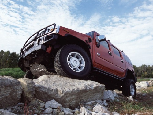 Характеристики автомобиля Hummer H2 6.0 AT Adventure (01.2002 - 12.2004): фото, вместимость, скорость, двигатель, топливо, масса, отзывы