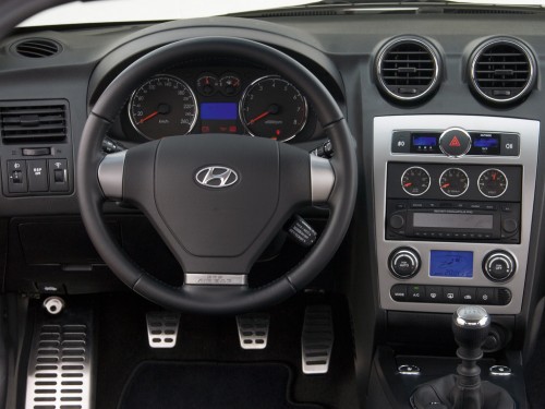 Характеристики автомобиля Hyundai Coupe 2.7 AT GLS (10.2006 - 09.2009): фото, вместимость, скорость, двигатель, топливо, масса, отзывы