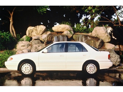 Характеристики автомобиля Hyundai Elantra 1.6 AT Base/GLS (09.1993 - 02.1995): фото, вместимость, скорость, двигатель, топливо, масса, отзывы