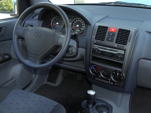 Характеристики автомобиля Hyundai Getz 1.6 MT GLS TB06 3dr (09.2002 - 09.2005): фото, вместимость, скорость, двигатель, топливо, масса, отзывы