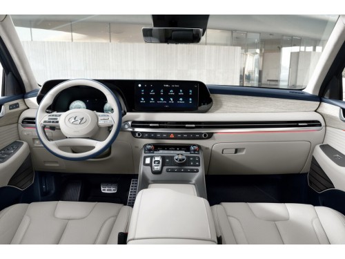 Характеристики автомобиля Hyundai Palisade 2.2 CRDi AT 4WD Calligraphy (12.2022 - н.в.): фото, вместимость, скорость, двигатель, топливо, масса, отзывы