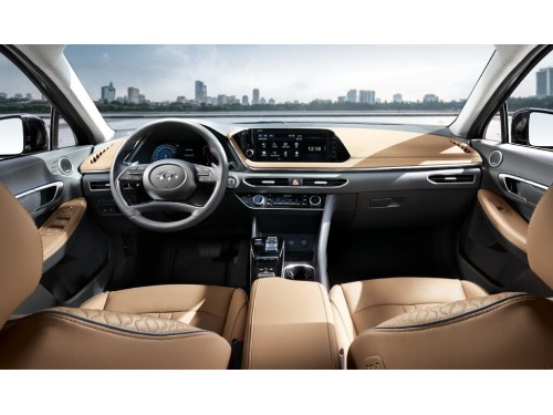 Характеристики автомобиля Hyundai Sonata 1.6 T-GDi AT Premium Family (03.2019 - 03.2021): фото, вместимость, скорость, двигатель, топливо, масса, отзывы