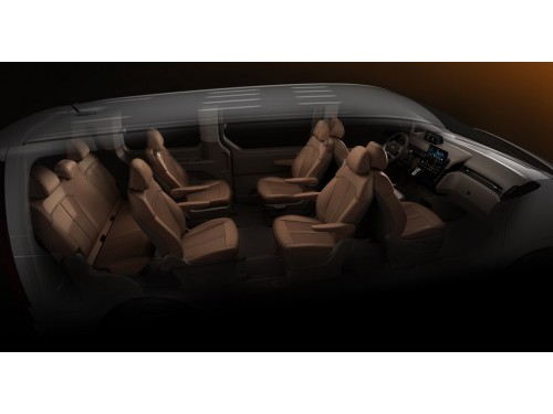 Характеристики автомобиля Hyundai Staria 2.2D VGT AT 2WD Tourer Modern 11-местный (04.2021 - н.в.): фото, вместимость, скорость, двигатель, топливо, масса, отзывы