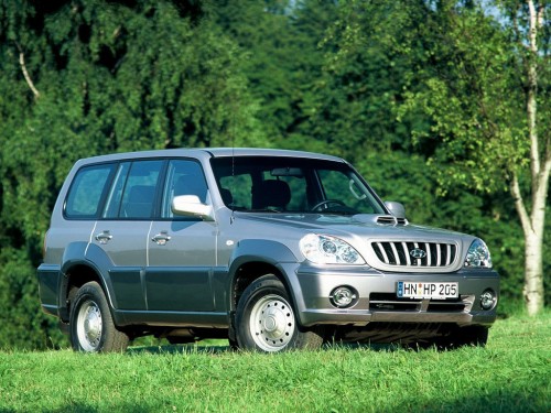 Характеристики автомобиля Hyundai Terracan 2.5D MT 4WD JX250 (02.2001 - 12.2003): фото, вместимость, скорость, двигатель, топливо, масса, отзывы