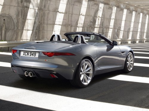 Характеристики автомобиля Jaguar F-Type 5.0 S/C AT F-Type V8 S (12.2013 - 04.2015): фото, вместимость, скорость, двигатель, топливо, масса, отзывы