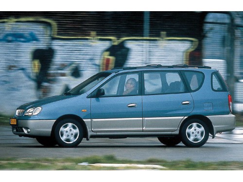 Характеристики автомобиля Kia Carens 1.8 MT RS (03.1999 - 04.2002): фото, вместимость, скорость, двигатель, топливо, масса, отзывы