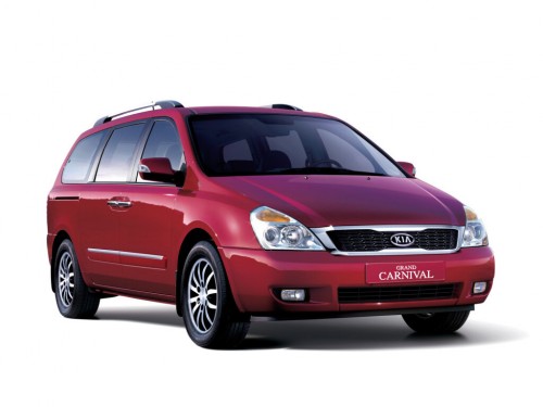 Характеристики автомобиля Kia Carnival 2.2 CRDi AT GLX top-of-the-line High Limousine (01.2010 - 11.2010): фото, вместимость, скорость, двигатель, топливо, масса, отзывы