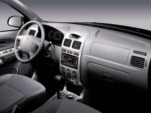 Характеристики автомобиля Kia Rio 1.5 AT LS (10.2002 - 02.2005): фото, вместимость, скорость, двигатель, топливо, масса, отзывы