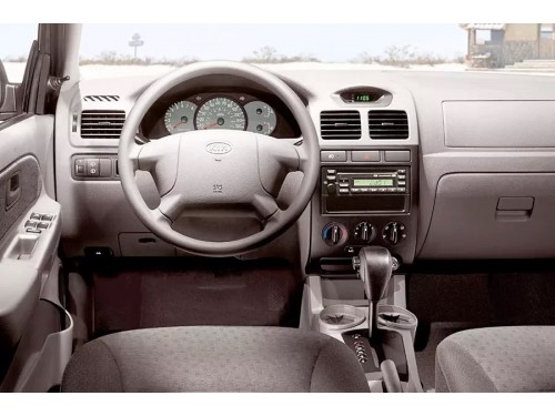 Характеристики автомобиля Kia Rio 1.6 AT (10.2002 - 02.2005): фото, вместимость, скорость, двигатель, топливо, масса, отзывы