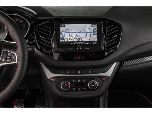 Характеристики автомобиля Лада Веста Спорт 1.8 MT Luxe + пакет Multimedia (12.2018 - 11.2019): фото, вместимость, скорость, двигатель, топливо, масса, отзывы
