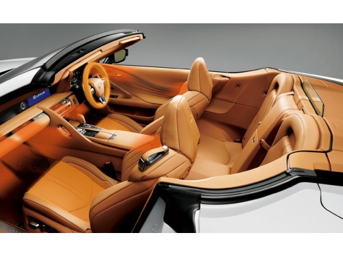 Характеристики автомобиля Lexus LC500 500 Convertible (11.2021 - 05.2023): фото, вместимость, скорость, двигатель, топливо, масса, отзывы