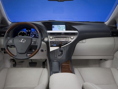 Характеристики автомобиля Lexus RX450h 3.5 CVT Executive Special Edition (07.2009 - 05.2012): фото, вместимость, скорость, двигатель, топливо, масса, отзывы