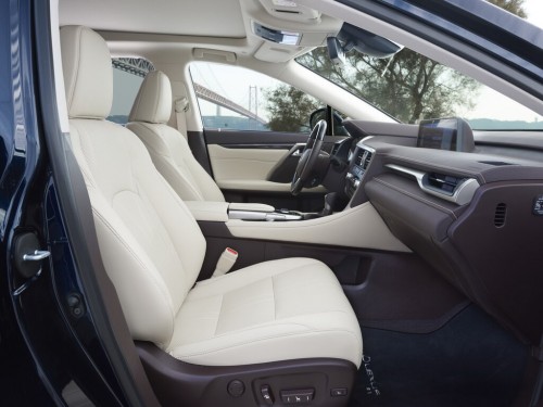 Характеристики автомобиля Lexus RX450h 3.5 CVT F Sport (10.2015 - 08.2019): фото, вместимость, скорость, двигатель, топливо, масса, отзывы