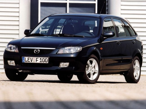 Характеристики автомобиля Mazda 323F 1.6i MT (05.2000 - 06.2002): фото, вместимость, скорость, двигатель, топливо, масса, отзывы