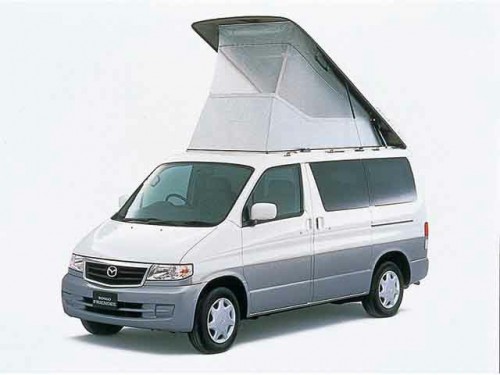 Характеристики автомобиля Mazda Bongo Friendee 2.0 RS-V auto free top (02.1999 - 08.1999): фото, вместимость, скорость, двигатель, топливо, масса, отзывы