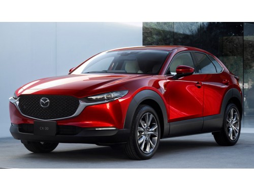 Характеристики автомобиля Mazda CX-30 1.8 XD PROACTIVE (10.2023 - н.в.): фото, вместимость, скорость, двигатель, топливо, масса, отзывы