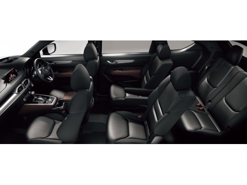 Характеристики автомобиля Mazda CX-8 2.5 25S L Package 7 seat (12.2018 - 10.2019): фото, вместимость, скорость, двигатель, топливо, масса, отзывы