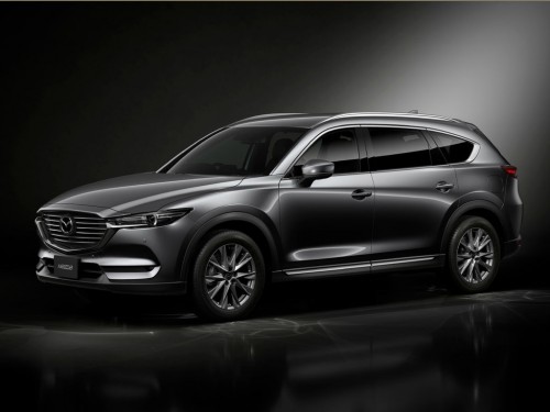 Характеристики автомобиля Mazda CX-8 2.5 25S Exclusive Mode 6 seat 4WD (01.2022 - 11.2022): фото, вместимость, скорость, двигатель, топливо, масса, отзывы