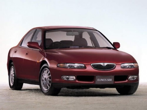 Характеристики автомобиля Mazda Eunos 500 1.8 18K (03.1994 - 12.1995): фото, вместимость, скорость, двигатель, топливо, масса, отзывы