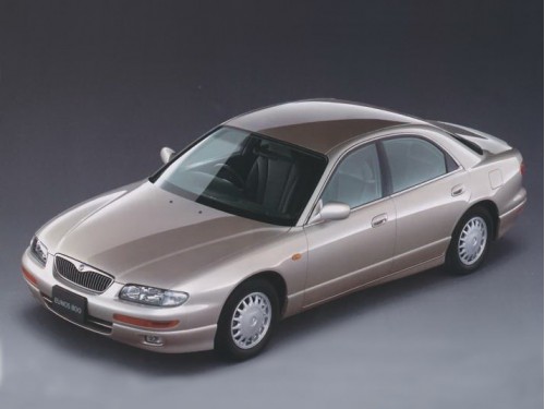 Характеристики автомобиля Mazda Eunos 800 2.3 MC (10.1993 - 05.1996): фото, вместимость, скорость, двигатель, топливо, масса, отзывы