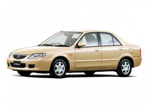 Характеристики автомобиля Mazda Familia 1.3 ES (10.2000 - 11.2001): фото, вместимость, скорость, двигатель, топливо, масса, отзывы
