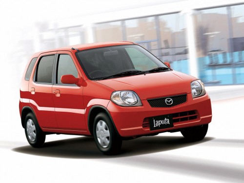 Характеристики автомобиля Mazda Laputa 660 E limited (11.2002 - 08.2003): фото, вместимость, скорость, двигатель, топливо, масса, отзывы