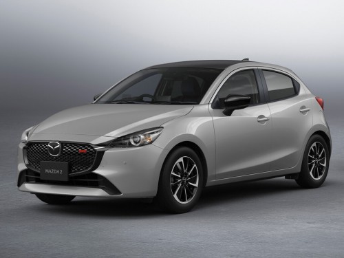 Характеристики автомобиля Mazda Mazda2 1.5 15 Sunlit Citrus 4WD (03.2023 - 11.2023): фото, вместимость, скорость, двигатель, топливо, масса, отзывы