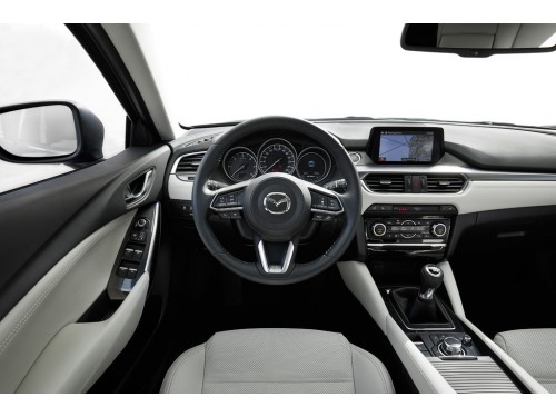 Характеристики автомобиля Mazda Mazda6 2.0 MT Sports-Line (02.2015 - 06.2018): фото, вместимость, скорость, двигатель, топливо, масса, отзывы