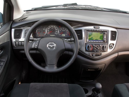 Характеристики автомобиля Mazda MPV 2.0 MZR-CD MT Exclusive (04.2002 - 09.2003): фото, вместимость, скорость, двигатель, топливо, масса, отзывы