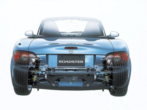 Характеристики автомобиля Mazda Roadster 1.6 NR-A (12.2001 - 06.2002): фото, вместимость, скорость, двигатель, топливо, масса, отзывы