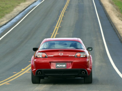 Характеристики автомобиля Mazda RX-8 1.3 MT (08.2004 - 07.2009): фото, вместимость, скорость, двигатель, топливо, масса, отзывы
