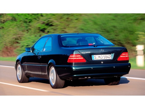 Характеристики автомобиля Mercedes-Benz CL-Class CL 600 AT (06.1996 - 09.1998): фото, вместимость, скорость, двигатель, топливо, масса, отзывы