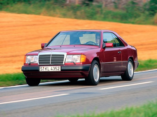 Характеристики автомобиля Mercedes-Benz E-Class 300 CE AT Base (04.1987 - 08.1989): фото, вместимость, скорость, двигатель, топливо, масса, отзывы