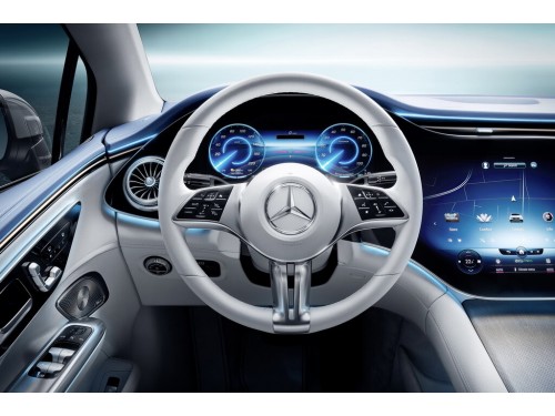 Характеристики автомобиля Mercedes-Benz EQE EQE 350 4Matic (07.2022 - н.в.): фото, вместимость, скорость, двигатель, топливо, масса, отзывы