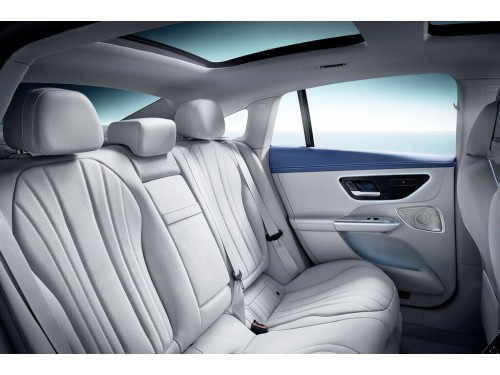 Характеристики автомобиля Mercedes-Benz EQE EQE 350 4Matic (07.2022 - н.в.): фото, вместимость, скорость, двигатель, топливо, масса, отзывы