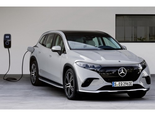 Характеристики автомобиля Mercedes-Benz EQS SUV EQS 500 4MATIC (11.2022 - н.в.): фото, вместимость, скорость, двигатель, топливо, масса, отзывы