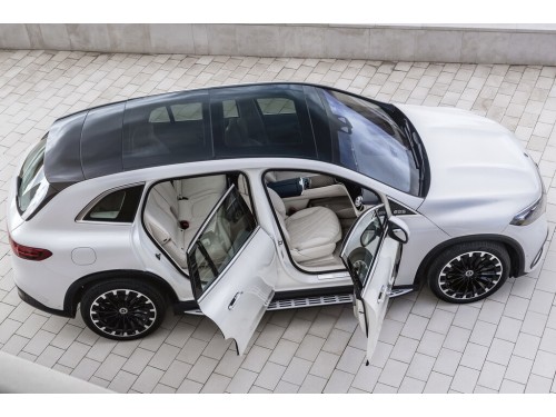 Характеристики автомобиля Mercedes-Benz EQS SUV EQS 450+ AMG Line Premium (08.2022 - н.в.): фото, вместимость, скорость, двигатель, топливо, масса, отзывы