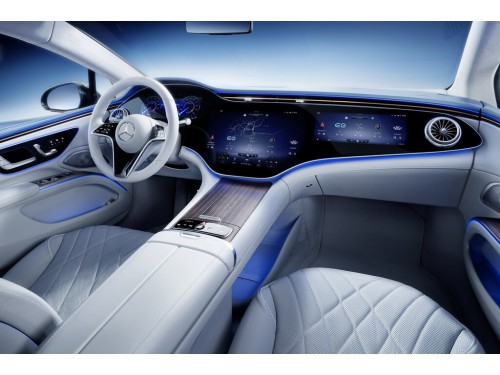 Характеристики автомобиля Mercedes-Benz EQS EQS 350 (11.2021 - 09.2022): фото, вместимость, скорость, двигатель, топливо, масса, отзывы