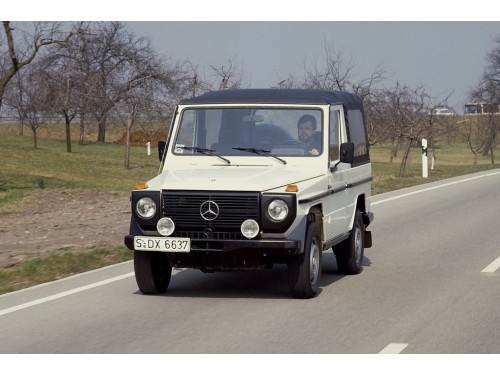 Характеристики автомобиля Mercedes-Benz G-Class G 230 Cabriolet GE MT with catalyst (10.1987 - 08.1991): фото, вместимость, скорость, двигатель, топливо, масса, отзывы