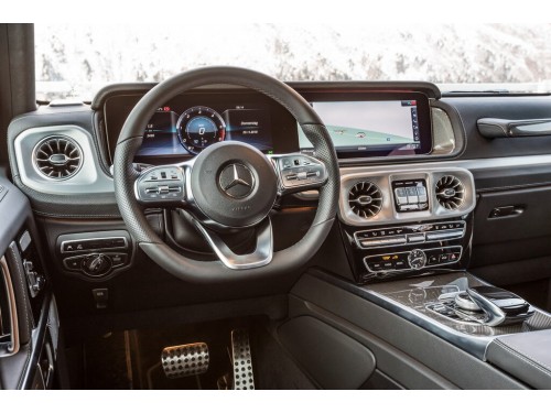 Характеристики автомобиля Mercedes-Benz G-Class G 400 d Exclusive Line (03.2022 - н.в.): фото, вместимость, скорость, двигатель, топливо, масса, отзывы