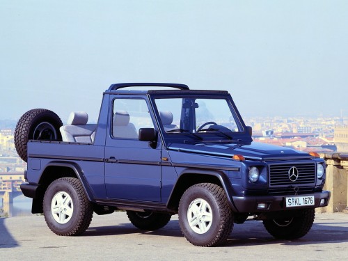 Характеристики автомобиля Mercedes-Benz G-Class 300 GE Cabriolet AT (04.1990 - 08.1993): фото, вместимость, скорость, двигатель, топливо, масса, отзывы