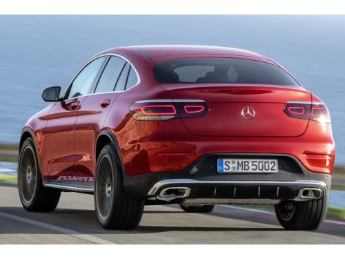 Характеристики автомобиля Mercedes-Benz GLC Coupe AMG GLC 63 S 4MATIC+ MCT (05.2019 - 03.2022): фото, вместимость, скорость, двигатель, топливо, масса, отзывы