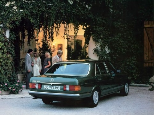 Характеристики автомобиля Mercedes-Benz S-Class 280 S MT (09.1979 - 04.1985): фото, вместимость, скорость, двигатель, топливо, масса, отзывы